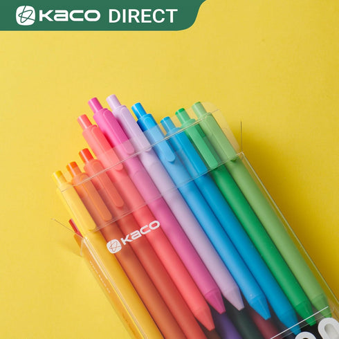 Kaco 20 Pieces Ballpoint Pens PURE, Black Ink Pens, 1.0mm Medium Point, 20-Count Pack Pens for Journaling Note Taking...