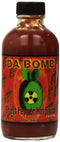 Da Bomb - Ghost Pepper - Original Hot Sauce - 22,800 Scovilles - 4oz Bottles Made in USA with Habanero & Jolokia Peppers- Non-GMO, Gluten Free, Su...