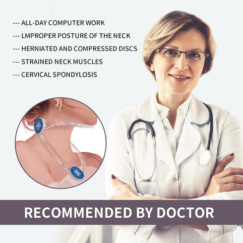 Neck Stretcher,Neck Brace,360 Degree Adjustable Neck Support.Ergonomic Cervical Traction Device for Aligning Neck.Neck Posture Corrector for Neck ...