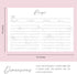 Recipe Cards 4x6 Set of 50 Floral 4x6 Recipe Cards - Thick Pure White Cardstock Recipe Organizer - Easy to Write On Recipe Cards For Bridal Shower...