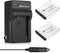 Powerextra 2 x NP-45A NP-45B NP-45S Battery and Charger Compatible with Fujifilm INSTAX Mini 90 Fujifilm FinePix XP140 XP130 XP120 XP90 XP80 XP70 ...