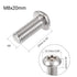 uxcell M8x20mm Torx Security Machine Screw, 20pcs Pan Head Screws Inside Column, 304 Stainless Steel Fasteners Bolts...
