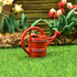iland Dollhouse Accessories on 1:12 Scale, Gardening Tools Pack of Mini Metal Pail, Watering Pot and Hose Fits Fairy Garden...