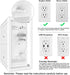 5-Outlet Surge Protector Wall Charger with 4 USB Ports - 1680J Multi Plug for Home, Office, Travel...