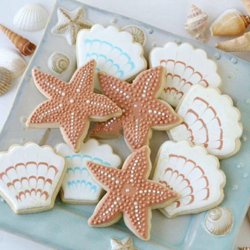 Winrase® Set of 3 DIY Stainless Steel Starfish Hippocampus Shell Shape Cookie Cutter Fondant Cutter...