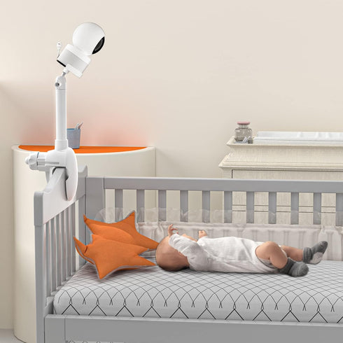 Baby Monitor Crib Clip Mount for VTech VM5463/ RM5764HD/ RM5764-2HD/ RM5864HD /RM5864-2HD /RM7764HD/ RM7764-2HD/BM3800/BM4700/ BM5600/ BM5700 With...