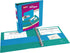 Avery Two-Tone Durable View 3 Ring Binder, 1.5 Inch Slant Rings, Blue/Teal Binder (17292)...