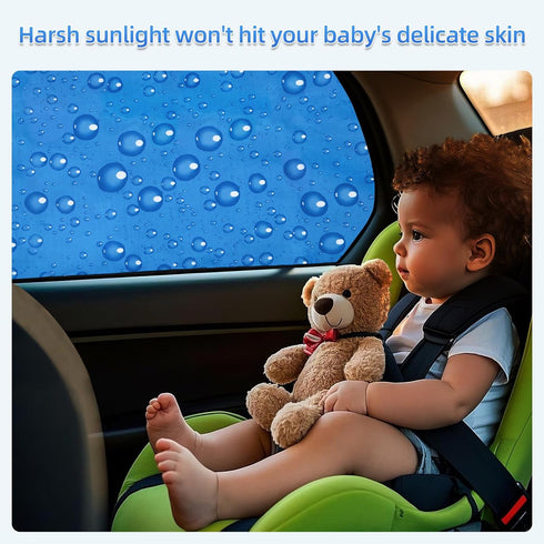 Aokway Side Window Sunshade Sun Shade for Car Window Double Thickness Auto Windshield Sunshades Curtain Universal Fit for Driver for Baby UV Prote...