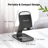 Cell Phone Stand for Desk Adjustable Portable Foldable Phone Holder Cradle Dock, Compatible with iPhone 15 14 13 Pro Max Mini, 12 11 XR X 8 7 6 Pl...