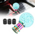 Keenso Gear Shift Knob, Gear Shift Knob with M8 M10 Adapter Universal Acrylic Transparent Bubble Shifter Head Car Styling Accessories for Cars (Li...