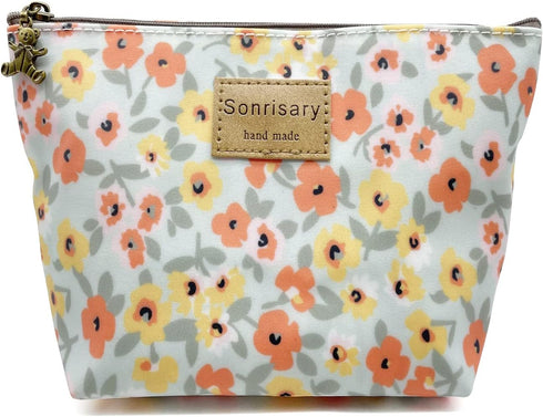 Floral Print Makeup Cosmetic Bag Carry Case, 14 Patterns (P1141709)...