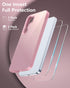 Dssairo for samsung galaxy a35 5g phone case,with 2 pack Tempered Glass Screen Protector?18FT Drop Resistant Matte Back Cover Shockproof Slim Fit ...