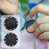 12PCS Magnetic Clothes Buttons Black Hidden Coat Button Nylon Windbreaker Buckle for Cloak Overcoat Sleepwear (26mm/1.02Inch)...