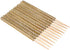 Quotidian Gold Glitter Rhinestone Bamboo Bling Sticks 6" (15cm) Pack of 24 - Candy Apple Cake pop Caramel...