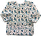 MUMBABY Baby Bib Sleeved Shirt with Pocket 1-3 Years Old Toddler Smock, Waterproof and Washable (Summer Bike)...