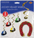 Beistle 5-Piece Derby Day Whirls, Horse Racing Game Supplies, Horse Racing Party Supplies, Horse Themed Party Decorations, Jockey Party Accessorie...