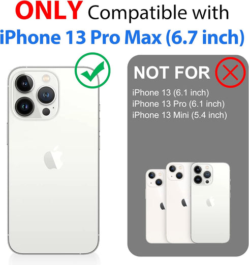 SPORTLINK for iPhone 13 Pro Max Case Waterproof - Full Body Heavy Duty Protection Cover Built in Screen Protector Shockproof Waterproof Case for i...