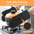 IXO Oven Mitts, Oven Gloves Heat Resistant 500°F with Non-Slip Silicone Surface Pot Holders, Kitchen Mitt with Soft Cotton Lining for Baking, Cook...