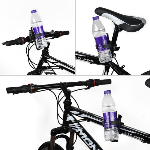 Accmor 2pcs Bike Water Bottle Holders No Screws, Universal Bike Cup Holder, 360 Degree Rotatable Bike Water Bottle Cage, Water Bottle Holders for ...