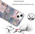 Celestial Collage Case Star Zodiac Cover for iPhone 13, Blue Aesthetic Celestial Collage Case for Girls Boys Women Men, Unique Trendy TPU Bumper C...