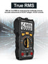 Multimeter Digital Multimeter, 6000 Counts DC AC Voltmeter and Ohm Volt Amp Tester, Auto-Ranging Fast Accurately Measures Voltage Current (DC/AC C...