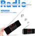 LEFON Multifunction Digital FM Radio Media Speaker MP3 Music Player Support TF Card USB Drive with LED Screen Display and Setting Timing Shutdown ...