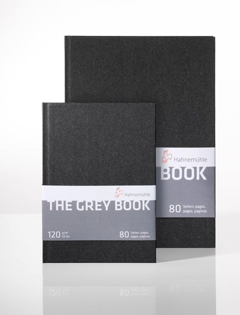 Hahnemuehle The Grey Book 120g/m², Sketchbook, A4, 40 fls....