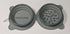 Good Dog Collapsible Double Dog Bowls, Durable Reinforced Rims, Travel Food and Water Bowls, Collapsible Slow Feeder Bowl, Attached No-Spill and A...