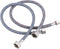 ARCORA 30” Length Faucet Hose Connects Bathroom Kitchen Sink to Water Supply Braided Nylon Supply Line with 3/8" Female Compression Thread x 1/2" ...