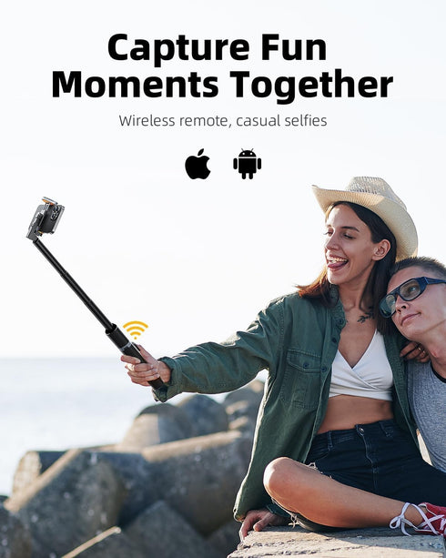 Tripod for iPhone, Phone Stand, Selfie Stick for iPhone with Remote, Phone Stand for Recording 52" (A67P-C)......