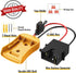 Power Wheels Adapter for Dewalt 20V Battery with Wire Harness Connector Compatible with Fisher-Price 12 Volt Power Wheels, 12AWG Wire with 40A Fus...