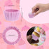 NUOMI 1 Inch Super Mini Cupcake papers Liners Baking Cups 1000 Pack Muffin Lining Wrappers, Pink...
