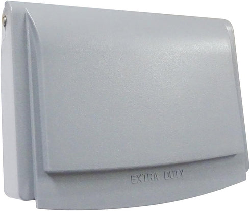 Sigma Engineered Solutions 14441 1-Gang Horizontal Slimline in-Use Weatherproof Cover, Gray...