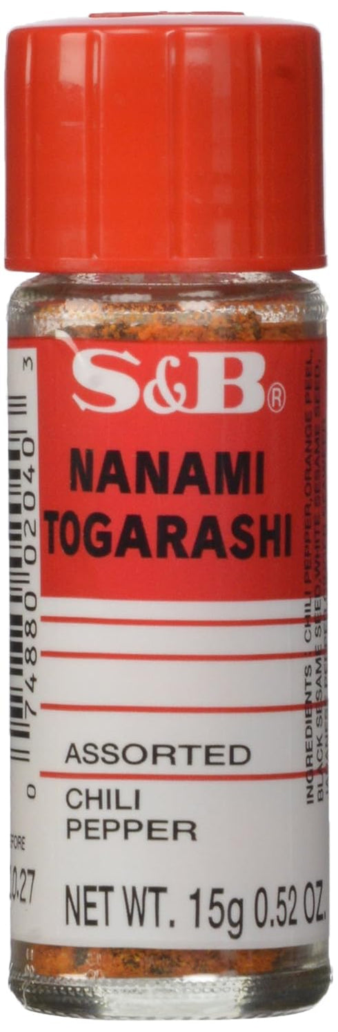 S&B Shichimi Seven Spice Chili Pepper, 0.52 Ounce (Pack of 10)...