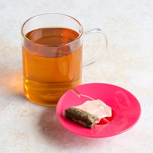 Primula Tea Bag Buddy, Silicone Tea Bag Holder & Squeezer, Easy to Use, Mess Free, Dishwasher Safe, Pink...