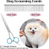 Premium Dog Grooming Scissors with Safety Round Tips, 6 in 1 Dog Grooming Scissors Kit, 4CR Stainless Steel Premium Pet Grooming Shears for Dog, S...