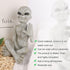 Alien Greetings Earthlings Sitting Statue 4.3" UFO Resin Figurine Decor for Garden Outdoor Space Decoration for Home Desk Indoor...