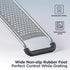Deiss LUX Fine Grater & Lemon Zester, Parmesan Cheese Grater Handheld - Spices, Citrus Fruits, Hard Cheeses, Garlic, Chocolate, Nuts, Ginger Grate...