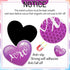 18Pcs Valentine's Day Reflective Car Magnets Cute Conversation Heart Fridge Magnetic Stickers Candy Heart Garage Magnet for Mailbox Metal Door Cab...