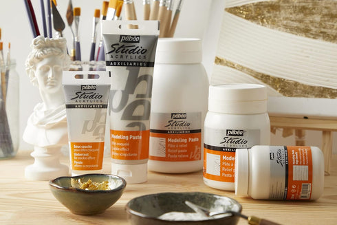 Pebeo Studio Acrylics Auxiliaries 100ml High Density Modelling Paste...