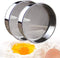 2 pack (60/40 Mesh) Professional 6/8/9.5 Inch, Round Flour Sifter for Baking - Flour Sieve Fine Mesh - Premium Rustproof Stainless Steel (9.5" (24...