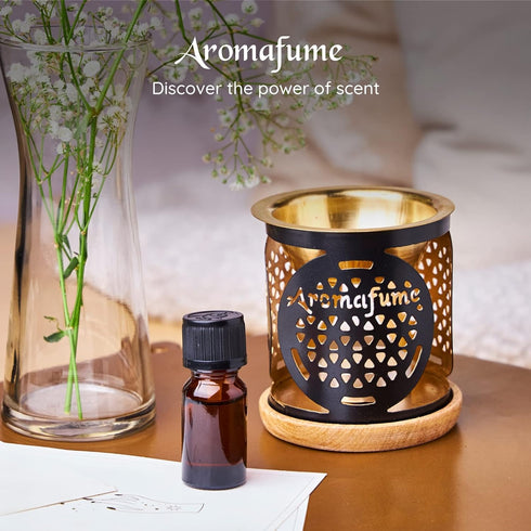 AROMAFUME Geranium Essential Oil - 100% Natural, Therapeutic Grade Essential Oils - Pure, Floral Aromatherapy Oil for Home Diffusers - Gifts for H...