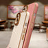Lafunda Compatible for iPhone 13 Case Cute, Luxury Golden Edge Electroplate Case for Women Girls, Full Camera Protection Shockproof Anti-Scratch S...