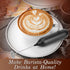 Milk Frother Handheld, Electric Foam Maker with Stainless Steel Whisk Rechargeable Frother Drink Mixer with USB-C Cable for Coffee, Lattes, Cappuc...