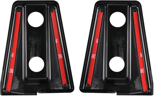 Hooke Road Black Hood Hinge Cover for 2007-2018 Jeep JK Wrangler & Unlimited - Pack of 2...