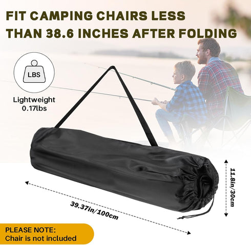 Camping Chair Replacement Bag for Coleman Portable Folding Chair Carry Bag with Shoulder Strap, Protective Carrying Chair Bag for Travel Outdoor C...