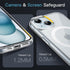 JETech Magnetic Case for iPhone 15 Plus 6.7-Inch Compatible with MagSafe Wireless Charging, Shockproof Phone Bumper Cover, Anti-Scratch Clear Back...