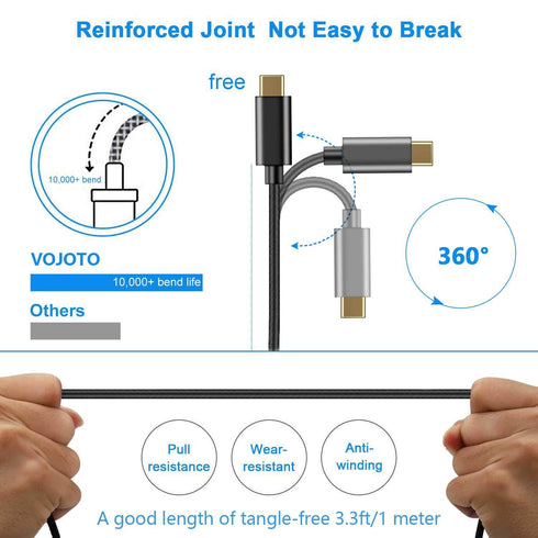 USB C to 6.35mm 1/4 inch TRS Cable, USB Type C to 1/4 inch Audio Adapter Aux Jack Stereo Cable for Pixel 4XL, Galaxy Note 10+/S20+, Amplifier, Spe...