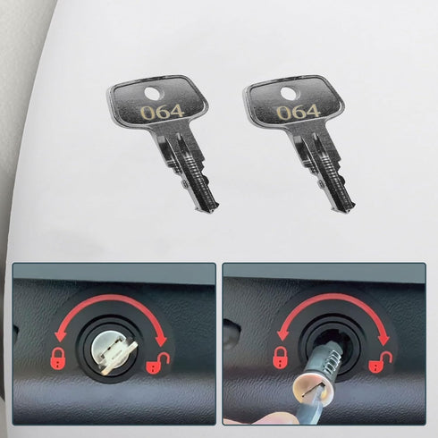 Key for Thule Key Replacement,for Roof Racks, Carriers, Crossbars Key etc,(Codes N064)...