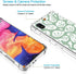 Phone Case for Samsung Galaxy A10e, Pastel Green White Funny Trippy Dripping Happy Smile Melted Hippie Smiling Skull Ghost Face Cute Shockproof Pr...